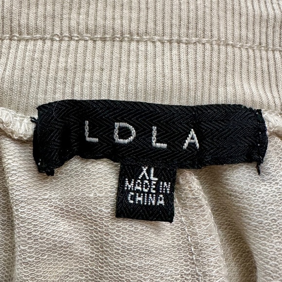 IDLA, WOMENS SWEATPANTS.ELASTIC WAIST WITH TIE STRING. LIGHT HEATHER TAN.SIZE XL - Picture 6 of 7